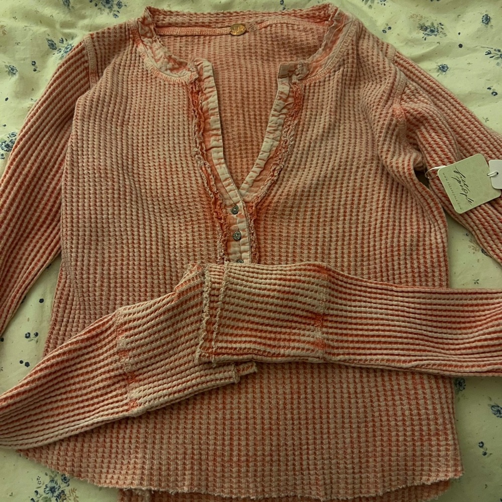 Free people button down top NWT